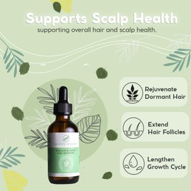 REVIVE ROOTS Organics Rosemary and Castor Oil – Hair Growth Oil – 13 Essential Oils for Thicker, Healthier Hair – Natural Anti-Hair Loss Treatment – Organic Essential Oils – Hair Scalp Oil