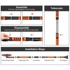 Nuovoware 60" Ice Scraper and Extendable Snow Brush for Car