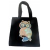 Emmez Shopper Diaper Craft Beach Purse Tote Bag Black (Owl)