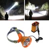 Leapiture Mining Headlamp Strong Light Rechargeable LED Safety Mining Headlight