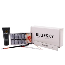 Bluesky Gum Gel Nail Extension Kit, Rich Pink – 60g, Poly Gel Nail Kit, Perfect for Beginners and Salon Professionals, Contains: Polygel, Dual Forms, Brush Applicator, Nail File & Cuticle Pusher