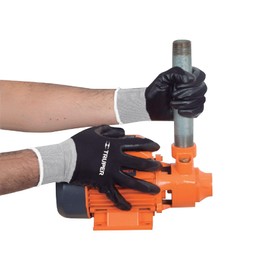 Truper Guantes De Poliester Recubrimiento De Nitrilo Grandes 18027