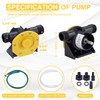 TOPWAY Self Priming Water Drill Pump Attachment with Suction and