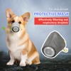 Dog Air Respirator Mask – Adjustable Reusable Muzzle for Small