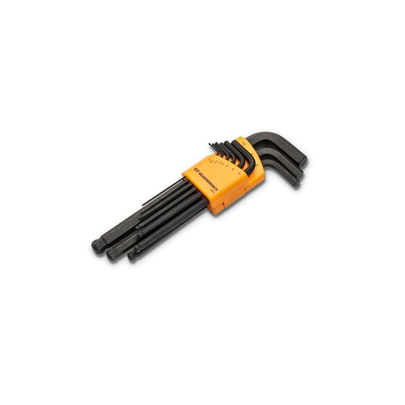 GEARWRENCH 9 Piece Metric Ball End Long Arm Hex Key