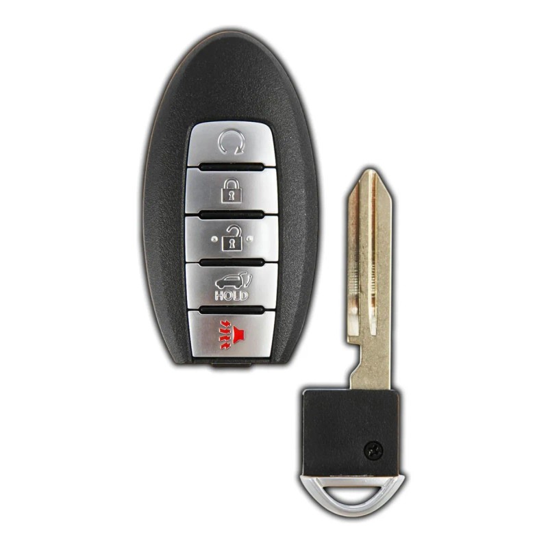Llave De Presencia Repuesto Nissan Rogue 5 Botones 2017-2020 Negro