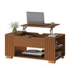 COMHOMA Lift Top Coffee Table for Living Room, 39" Center