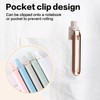 NUSIGN Gel Pens, 5 Pcs 0.5mm Retractable Quick Dry Black