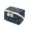Peanuts D48172D Snoopy & Woodstock Pattern PACAPO Pouch Navy (Wa-58),