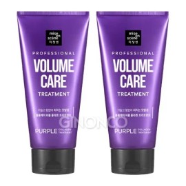 Mise-en-scène Volume Care Purple Collagen Treatment 330ml x2 Strengthens weak hair elasticity and hair roots / 미쟝센 볼륨케어 퍼플 콜라겐 트리트먼트 330ml x2 힘없는 모발 탄력 모근 강화
