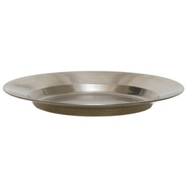 blntackle76 Set of 2 Stainless Steel Plates 22 cm Stable Camping Outdoor