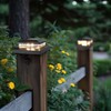 TW SHINE Solar Post Cap Lights Outdoor, 12 Pack Waterproof