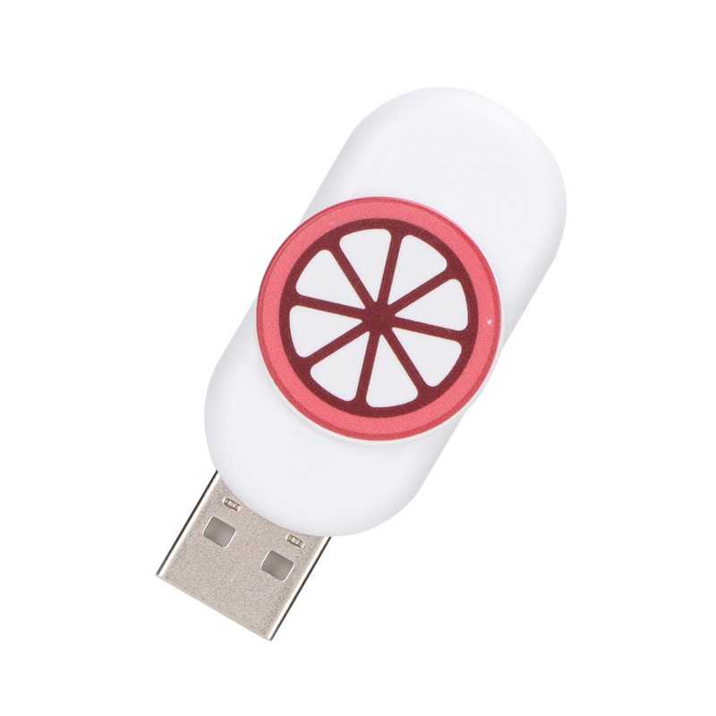 Cartoon U Disk Mangosteen Appearance Knob Style Mini Portable Flash