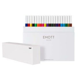 Mitsubishi Pencil EMOTT PEMSY40C Water-Based Pen, 40 Colors