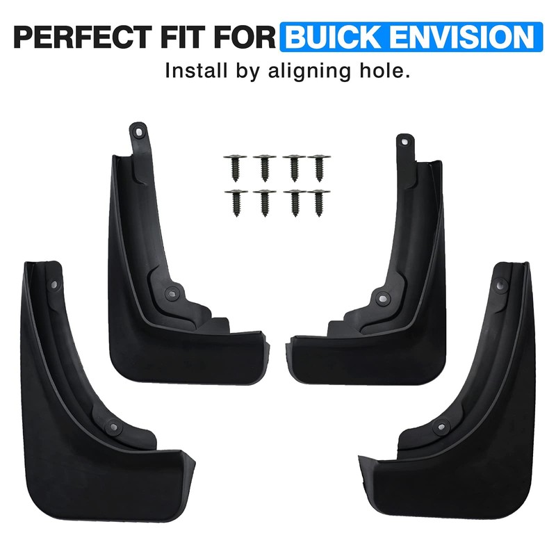 Autorder Mud Flpas Splash Guards for Buick Envision 2021 2022