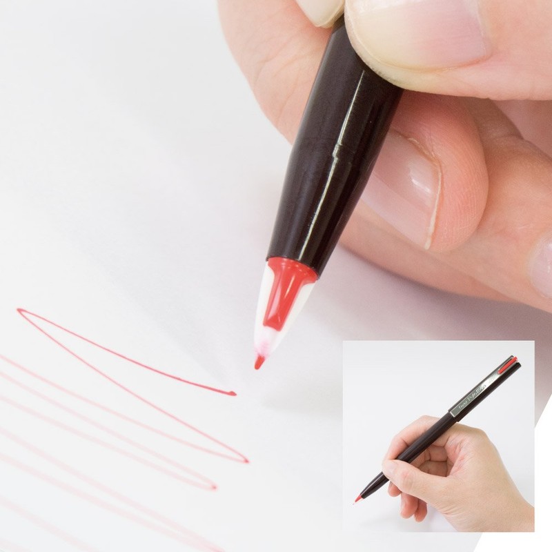 Pentel JM20ST-AMZ Pulaman, Plastic Fountain Pen, Set of 3 Colors,