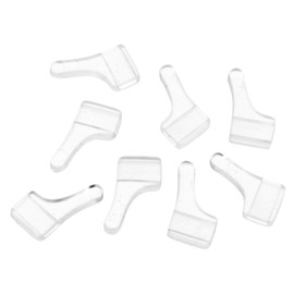 Operitacx 50Stücke Brillen Ohrgriffe Silikon Brillenhalter für Brillen und Sonnenbrillen Leicht und Tragbar für Sport und Outdoor Aktivitäten Rutschfeste Brillenpads