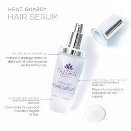 SUTRA BEAUTY, Sérum Para Cabello, Hidratación Y Brillo, Anti Frizz, Protección Contra Calor, Fórmula Ligera Sin Residuos, 60 ml