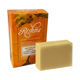 Reshma Beauty Turmeric Soap | Infused with Turmeric Extract, Olive Oil, Coconut Oil (Pack Of 1), 5.05 oz