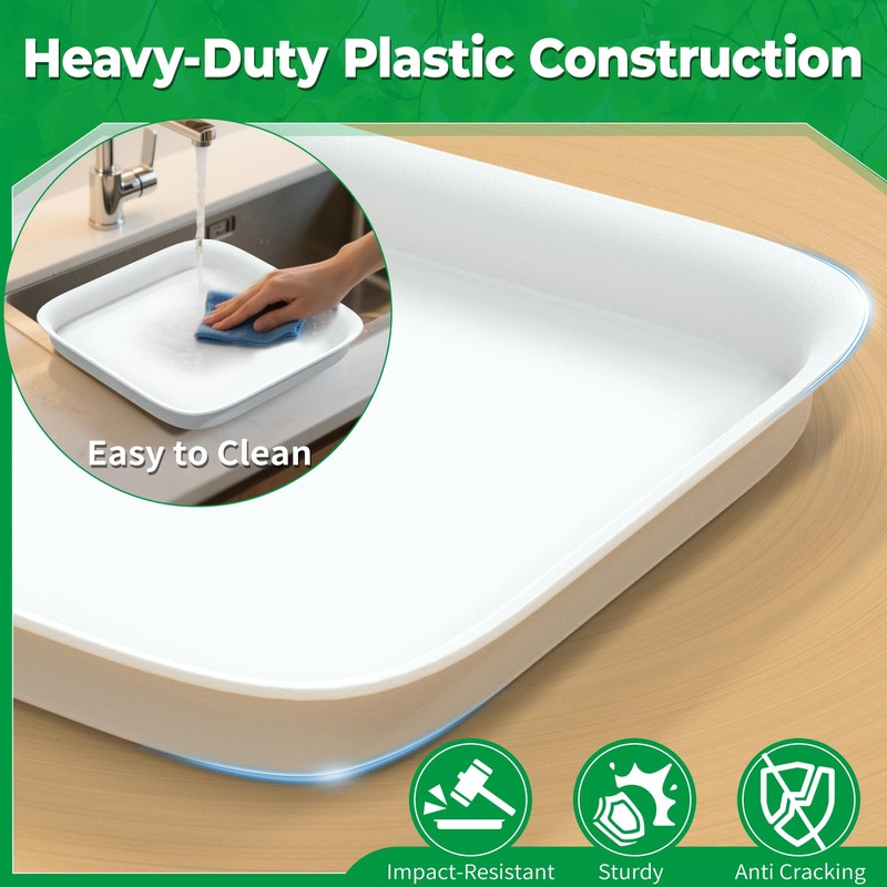 Forestchill Drip Tray for Dehumidifier, 9.5" x 9.5" x 2"