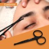Unbranded Tweezers (2 Pcs) Scissor Tweezers Shaped Eyebrow Straight Tip