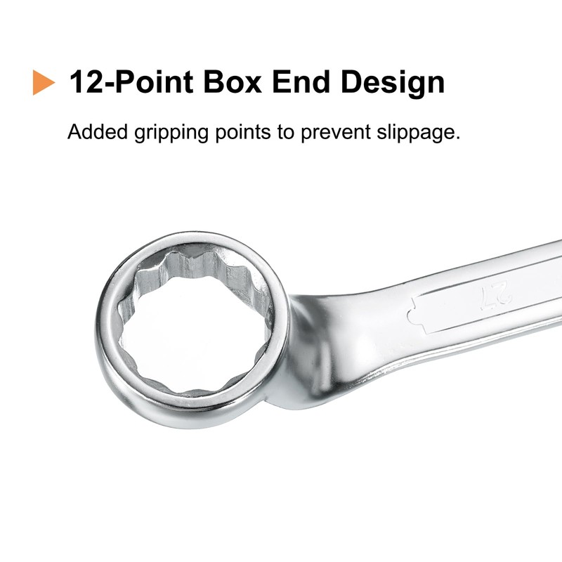 sourcing map Offset Extra Long Box End Wrench 24 x