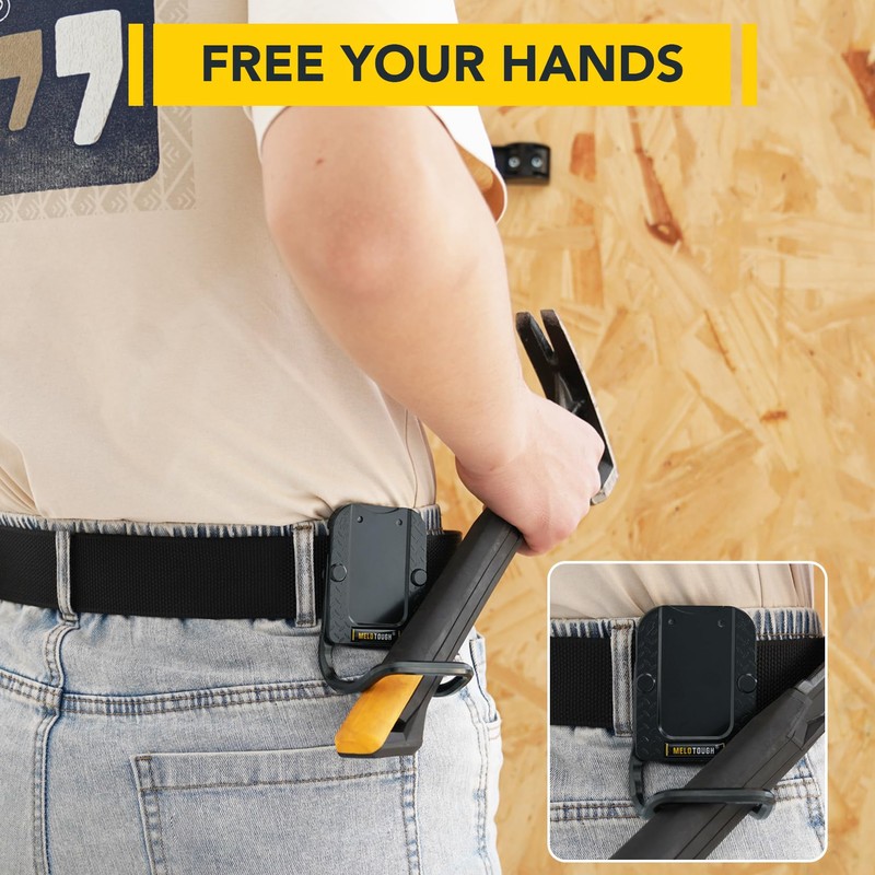 MELOTOUGH Hammer Holder for Belt,Hammer Loop Fit Up to 2"