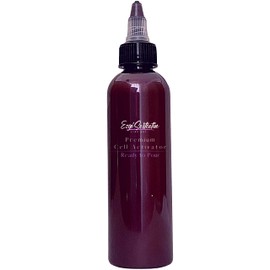 Premium Cell Activator | Ready to Pour | Create Perfect and Unique Cells in Your Painting Works | 4oz by Volume | by Ezgi Sertcetin (Metallic Viva Burghundia)