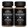 Live Bearded Beard Boost: Cápsulas Para Barba Con Biotina N/a