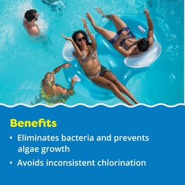 In The Swim Chlorine and Shock Bundle for Sanitizing Swimming Pools – Includes 10 Pound Bucket of 1 Inch Chlorine Tablets and 12 x 1 Pound Bags of 68% Cal-Hypo Pool Shock