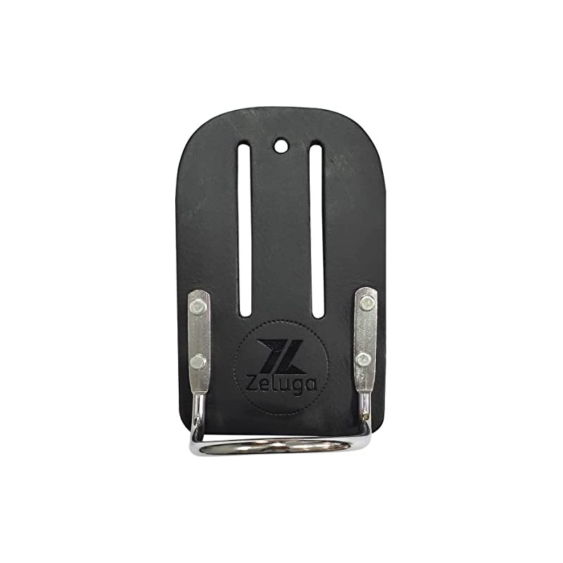 Zeluga 20-207 Heavy Duty Steel Loop Leather Hammer Holder, Black