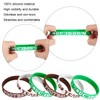 30 Pieces Football Party Silicone Bracelets, Football Birthday Theme Rubber