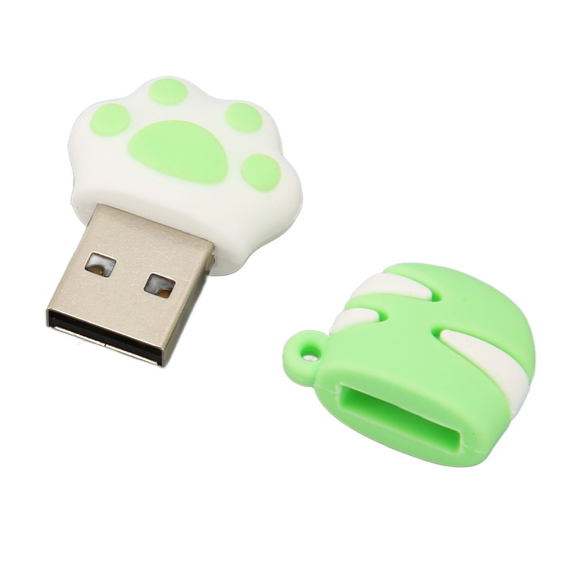 Cartoon Flash Drive Cute Cat Paw Shape Anti Electromagnetic Interference