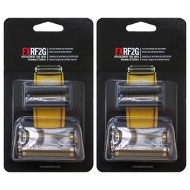 Suifaqi Premium Replacement Foil and Cutters for BaBy-liss PRO Double FXFS2 Metal shaver foil replacement (Black-2PCS)