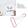 100pcs Paper Clips Human Shape Increased Slip Resistance Corrosion Resistant
