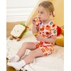 babee Reshinee Bamboo Viscose Toddler Girls Kids Pajama Sets Short