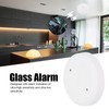 Wired Glass Break Detector Round Door Window Breakin Sensor Tamper
