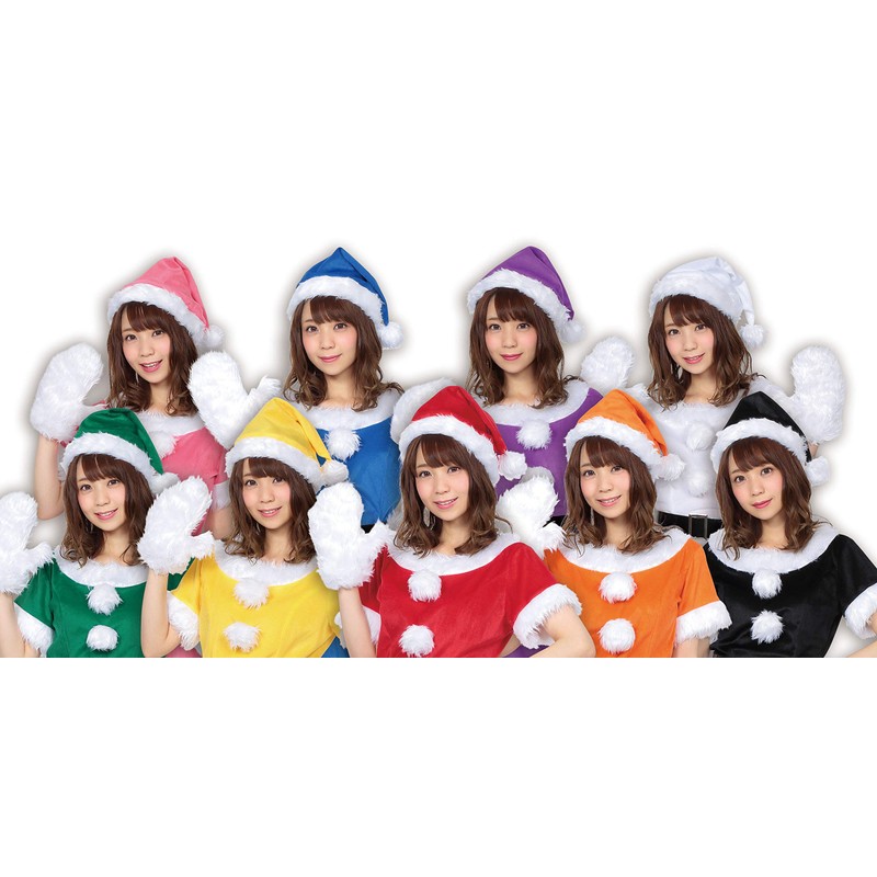 Clearstone Cosplay Christmas Santa Hat Unisex Black