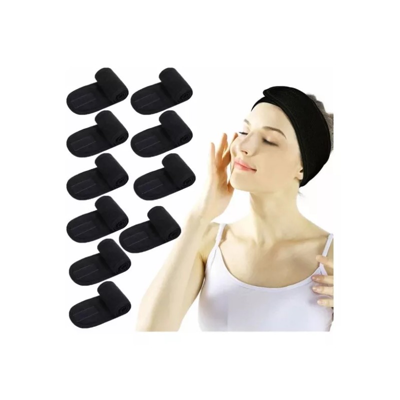 DECIS 10 Piezas Bandas Faciales De Toalla Para Spa Y