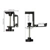 2-Pack Foldable Aluminum Desk Hook - Space-Saving Desk Hook for