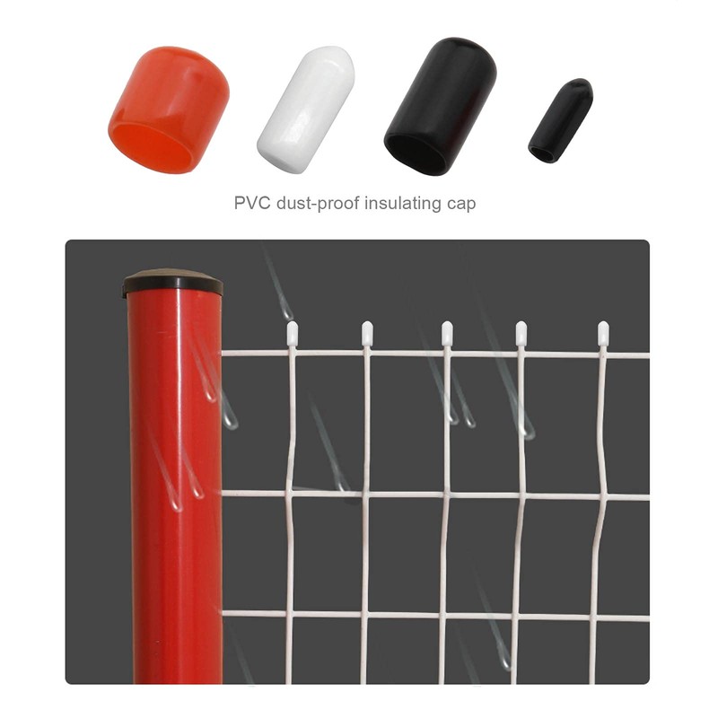 EMSea 80pcs PVC Round End Dust Proof Caps Covers for