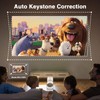 GKLPO Built-in Apps Projector 4K with WiFi 6 and Bluetooth,