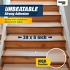 Clear Stair Treads Non-Slip 30"x6" - 15-Pack Indoor Stair Grips