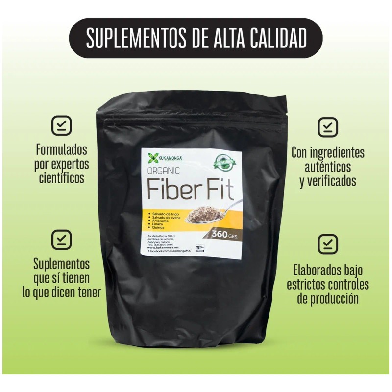 Organic Fiber Fit Kit 5 | Fibra Multigrano Natural |
