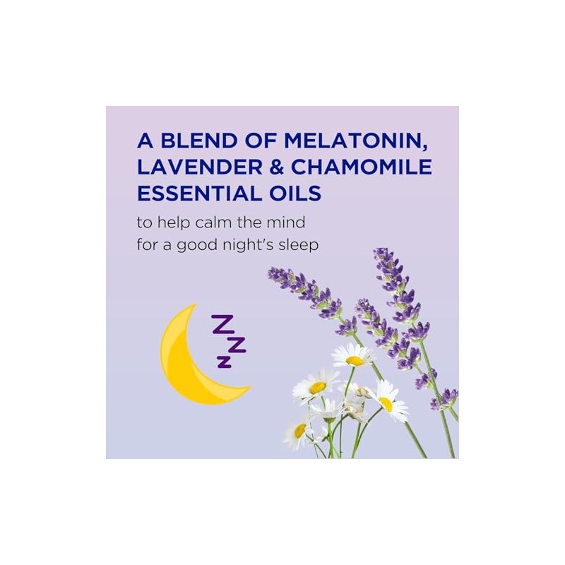Dr Teal's Spray para dormir con mezcla de melatonina y