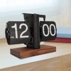 Digital Flip Down Clock Retro Automatic Turning Battery Operated Mechanical