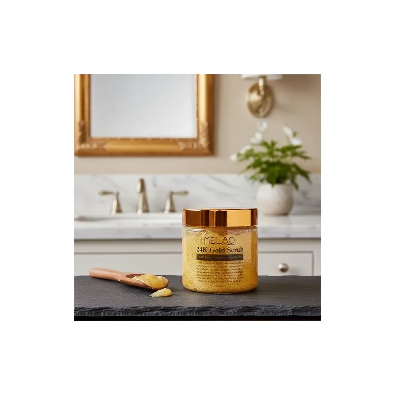Crema Exfoliante Facial Oro 24k Hipoalergénica 250g