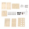 Wooden Hydraulic Excavator DIY Manual Detachable Educational Stimulation Hydraulic Excavator