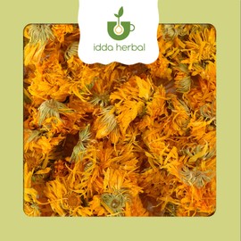 IDDA Herbal Calendula Tea 250g 8.8 oz, Dried Marigold Flowers, Calendula Blossoms, Loose Tea