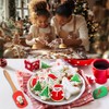 Christmas Spatula Set, 5 Pcs Kitchen Christmas Silicone Spatula Set